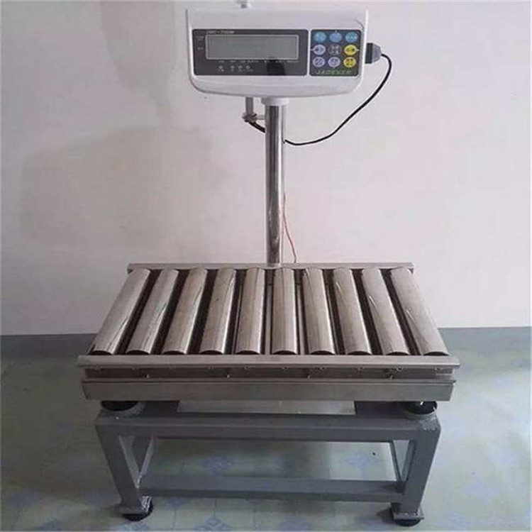 電子滾筒秤輸送合格流走不合格自動(dòng)停機